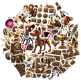 thumbnail image 2 of Retro Steampunk Stickers, Waterproof Steampunk Sticker for Water Bottle Laptop Phone Cases Planner Skateboard Luggage Helmet Party Favor Decor, Ideal for Adults Teens Teacher Rewards, 2 of 9