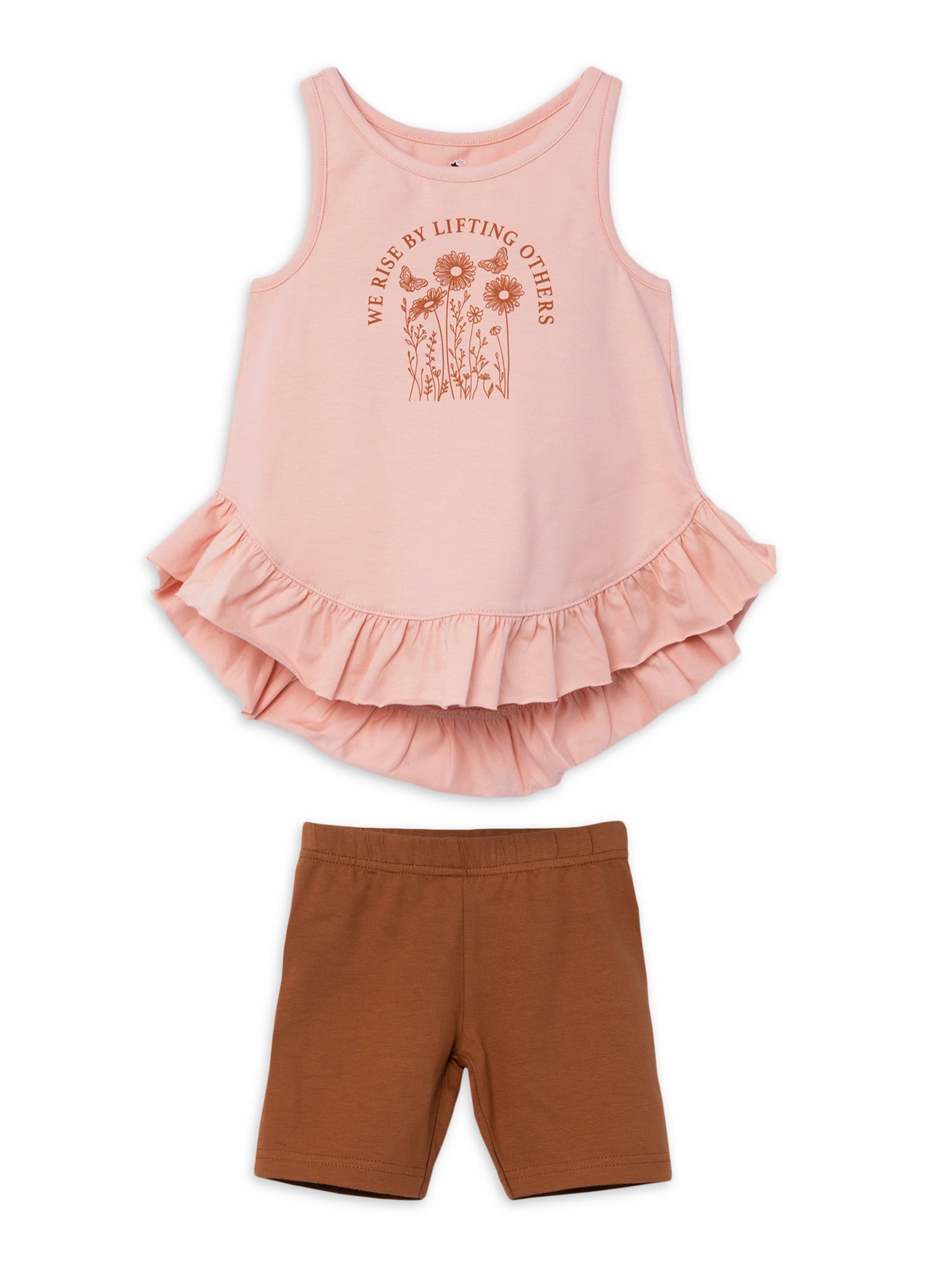 Little Star Organic 6 Pc Toddler Girls Bundle Set 12M-5T