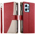 thumbnail image 1 of Funda cartera GANGXUN para Xiaomi Redmi Note 12 4G , cuero PU con tarjetero, cremallera, correa de mano, soporte y protección 1181°, 1 of 6