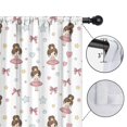 thumbnail image 4 of Blackout Kids Curtains,Ballet Princess Pattern Childrens Insulated Curtains Set Of 2,Bedroom Essentials,Toddler Room Decor 52"x84", 4 of 5