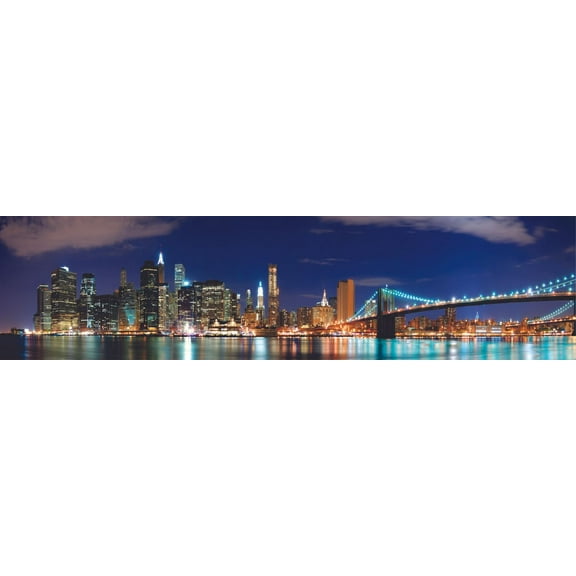 Removable Living Room Art Golden Gate Bridge Decoration 8" x 20" Vinyl Home Bedroom Multicolored City Lights Buildings Wall Decal - Adhesive Kids Bedroom San Francisco California Wall Decor Sticker