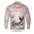 thumbnail image 2 of Every Fart is Love Note Devon Rex Guilty Face Happy Valentine's All Over Print 3D Baseball Jacket Cat Lover Kitten Owner Gifts Bomber Jacket Softball - 01016, 2 of 6