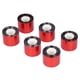 thumbnail image 2 of Cinta reflectante para ahuyentar pájaros, cinta repelente de pájaros para suministros de jardín, color plateado y rojo, 6 uds., 2 of 5