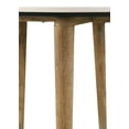 thumbnail image 5 of Pemberly Row Round Marble & Wood Coffee Table in White and Natural, 5 of 6