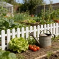 thumbnail image 4 of Garden Fence Border White Plastic Mini Edging for Flower Beds, Easy Install Decorative Yard Fence for Garden, Lawn, Paths, Pet Protection, 4 of 6