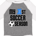 thumbnail image 4 of Inktastic My 1st Soccer Season Boys Long Sleeve Baby Bodysuit, 4 of 5