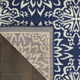 thumbnail image 6 of Nourison Jubilant Geometric Floral Navy/Ivory 4' x 6' Area Rug, (4' x 6'), 6 of 9