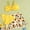 Yellow, variant on ATOGUTA Girls Swimsuit V Neck Bikini Set Sunflower Printed with Cover Up Skirt 3Pcs Bathing Suits Yellow, Size 6-14
