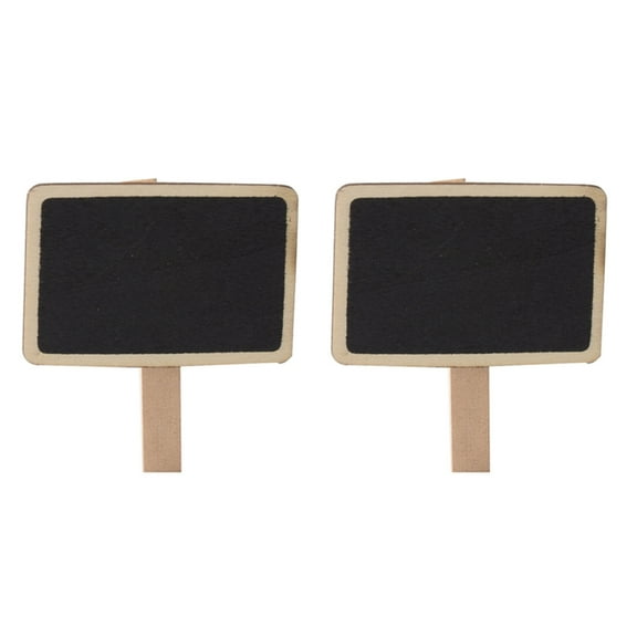 LEORX 30 Pcs Wedding Invitation Clips Black Wooden Clips for Decoration at Home Decoration