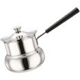 thumbnail image 1 of Coffee Pot Milk Warmer Universal Portable with Handle Stainless Steel Coffee Maker for Kitchen Office Camping Restaurant Home, Drum shape 720ml, Multi, 1 of 1