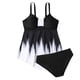 thumbnail image 2 of Traje de baño tankini para mujer, estampado grande, dividido, falda, bikini, dividido, traje de baño, traje de baño de dos piezas para mujer, trajes de baño tankini para mujer, traje de baño de 2 piez, 2 of 5