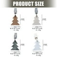 thumbnail image 3 of 4pcs Heavy Marble Tablecloth Decoration Weights Practical and Stylish Anchors Christmas Tree Shaped Table Covers Clips, 3 of 8