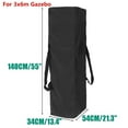 thumbnail image 1 of Sac de Transport pour Tente Imperméable Auvent de Jardin Sac à Main Portable Extérieur Pêche Randonnée Bâche Abri 140x34x54cm, 1 of 8