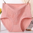 thumbnail image 2 of KHONTS Women's Seniors Underwear High Waisted Panties Soft Full Coverage Briefs Tummy Control Underpants Pink XXXXXXL, 2 of 7