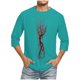 thumbnail image 1 of Camisas de Manga Larga para Hombres Imprimir Casual Cuello Redondo Blusa de Manga Corta, Camisas de Lino para Hombres, 1 of 4