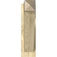 thumbnail image 2 of Ekena Millwork 6"W x 22"D x 22"H Traditional Rough Sawn Arts and Crafts Outlooker, Douglas Fir, 2 of 4