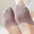 thumbnail image 6 of Wateresty Toe Topper Socks for Women - Invisible No-Show with Sling Back Strap for Comfort & Grip, Low-Cut Socks Ideal for Loafers and Heels, 6 of 7