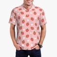 thumbnail image 1 of Balery Strawberry Camisa Polo de Hombre con Estampado, de Manga Corta y Tejido Medio, Camisa Tipo Golf Polo-Medium, 1 of 6