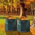 thumbnail image 4 of 400L Reusable Yard Waste Bag - Extra Large Leaf Collection Bag, Waterproof, Durables Drawstring, 4 of 5