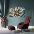 thumbnail image 4 of Greek Mythology Poster Poseidon - Sea God Picture Print Canvas Poster Wall Paint Art Posters Decor Modern Home Artworks Gift 12x18inch(30x45cm), 4 of 6