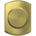 thumbnail image 6 of Schlage F170BWE622GRW Bowery Non-Turning One-Sided Dummy Door Knob - Black, 6 of 7