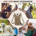 thumbnail image 7 of Unique Bargains Water Bottle Carrier Bag Convenient and Durable Crossbody Water Bottle Holder for Hiking Cycling  Khaki, 7 of 7