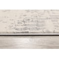 thumbnail image 5 of 5â€™ x 8â€™ Ivory Distressed Ikat Pattern Area Rug, 5 of 32