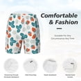 thumbnail image 5 of Lsque Mens Swim Trunks Floral Strawberr Pattern - Bathing Suit Compression Liner - Beach Swim Shorts Swimwear - (S-3XL) - Stretch Quick Dry -X-Large, 5 of 9