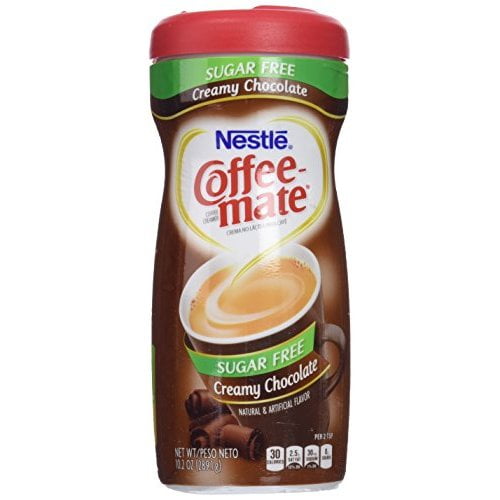 Coffeemate SUGAR FREE CREAMY CHOCOLATE FLAVOR POWDERED CREAMER, 10.2