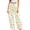 Blue^, variant on Women's Polka Dot Print Ruffle Hem Denim Jeans ,Fashion Casual Jeans ,Women's Plus M