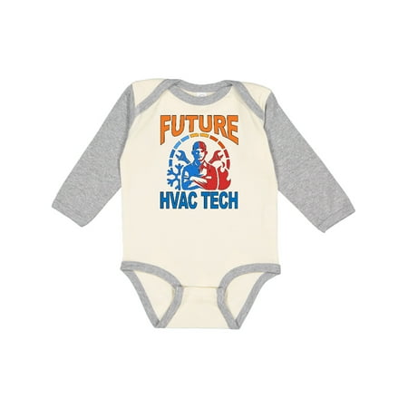 

Inktastic Future Hvac Technician Boys Long Sleeve Baby Bodysuit