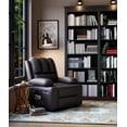 thumbnail image 4 of GARVEE 22'' Recliner Massage Chair, with Vibrating and Heating, Coffee, 4 of 8