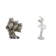 thumbnail image 1 of Figuras de búho,Figuras de búho,animales artificiales,artesanías,decoración del hogar,Figura en miniatura de búho moderno para dormitorio,Figura de escritorio,Estatua de bailarina de, 1 of 8