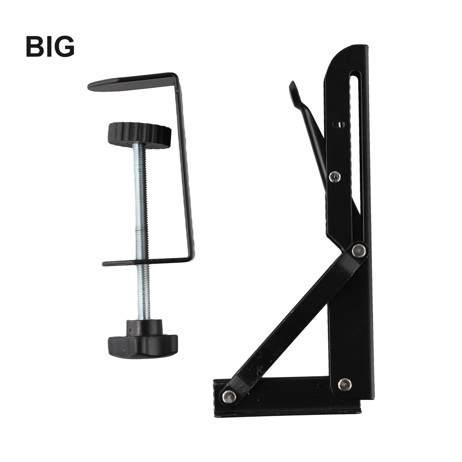 1-Piece Sliding Desk Extension Plate Support Clipon Keyboard Tray Hand Rest Small Smile Home