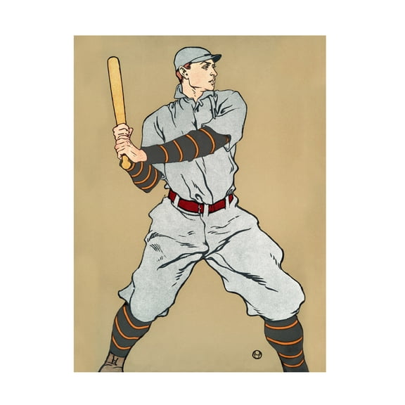 Trademark Fine Art Edward Penfield Penfield Vintage Sports Illustrations IV Canvas Wall Art