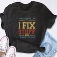 thumbnail image 4 of EcoLoom I Fix Stuff Know Short Sleeve Unisex T Shirt, 4 of 6
