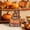 C, variant on Thanksgiving Wooden Stack with Turkey Topper & Turkey Motifs Farmhouse Holiday Centerpiece for Dining