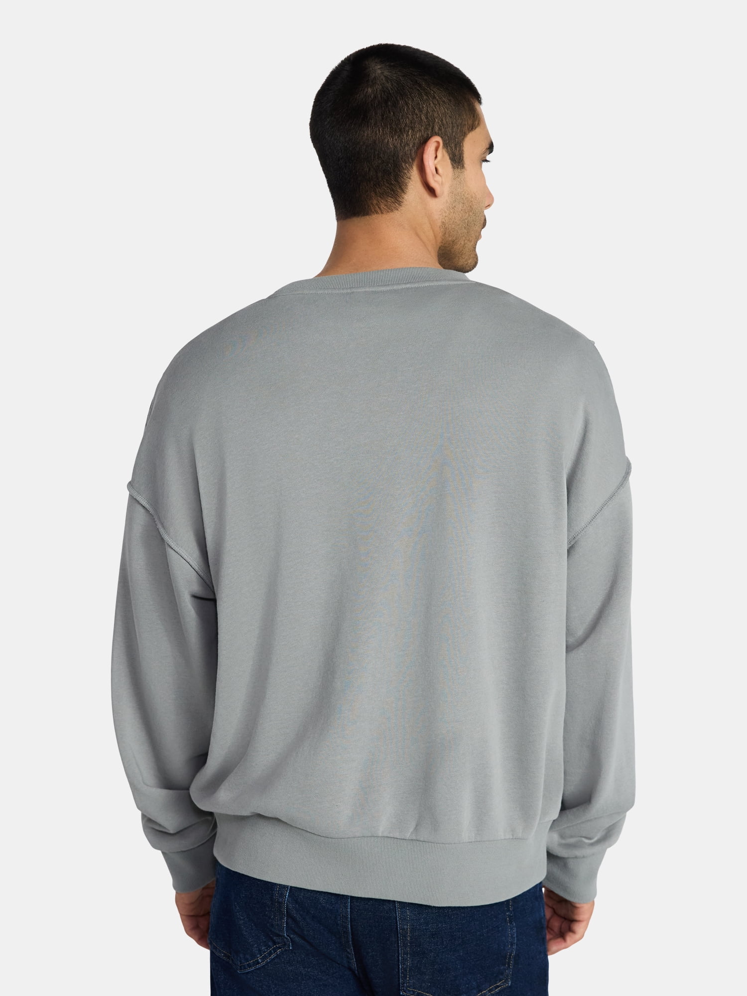 Ghostface Men's and Big Men's Crewneck Fleece Sweatshirt, Sizes S-3XL