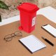 thumbnail image 4 of GAXIRE Clasificación De Basura Roja Para Escritorio Con Organización Y Almacenamiento Compacto, 4 of 7