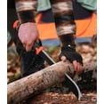 thumbnail image 3 of WICING 16.5" Sawback Machete with Sheath,Stainless Steel Dual-Edge Blade for Camping, Yard Work, 3 of 7