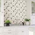 thumbnail image 3 of Brewster Astera Beige Floral Wallpaper, 3 of 4