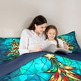 thumbnail image 5 of Homewish Bohemian Xmas Tree Bedding Comforter Set, Vintage Fashion Abstract Twin Comforter Sets, Teens Kids Boys Girls Reversible Bedding Set, Microfiber Bedroom Decor, 2-Piece, 5 of 8