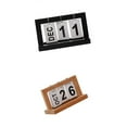 thumbnail image 1 of GUOOL 2pcs Chart Perpetual Calendar Wooden Chic Office Calendar Month Date, 1 of 9