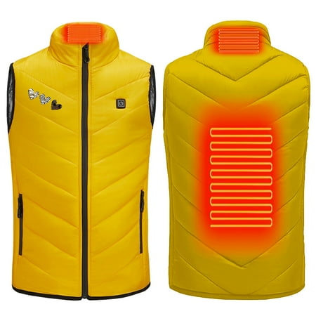 

BYOIMUD Heated Vest for Girls Lightweight Electric Heating Jacket Vests Warm Vest for Women Winter Thermal Fleece Vest