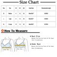 thumbnail image 3 of Womens Sports Bras Ladies Traceless Comfortable No Steel Ring Breathable Gathering Bra Woman Underwear Wireless Bras for Women Brown L, 3 of 6