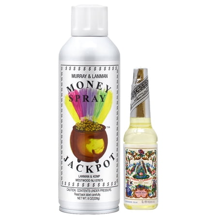 Lanman & Kemp Money Jackpot Spray 8oz + Aqua De Florida Peru 70ml(2.37oz) w Processing Caps