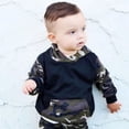 thumbnail image 5 of Camouflage Newborn Baby Boys Toddler Hooded Tops +Long Pants 2Pcs Outfits Set Clothes, 5 of 5