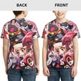 thumbnail image 3 of Hazbin Hotel Comedy Animated Teen T-Shirt Crewneck Short Sleeve Double-Sided Print Summer Tee Shirts Top For Youth Boys Girls Children X-Small, 3 of 7