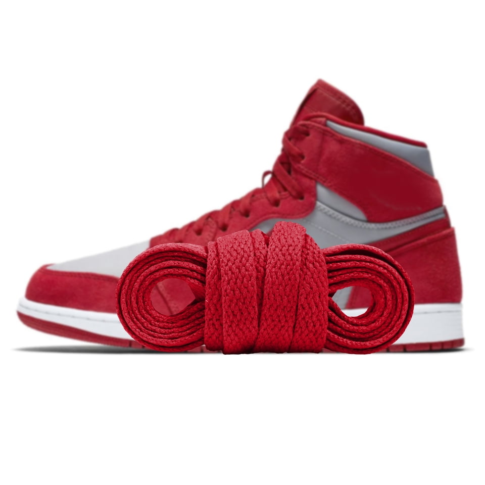 Proof Culture | Compatible with Jordan 1-8 Laces | Flat Red Cotton Shoe ...