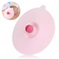 thumbnail image 4 of Teacup Lid,Portable Waterproof Food Grade Cup Cover Silicone Cup Lid High-End Performance, 4 of 8